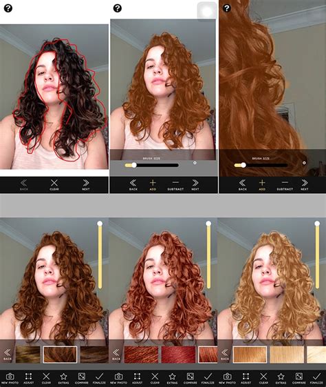 simulador de cor de cabelo - manuales de procedimientos